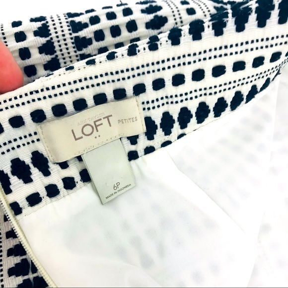 Ann Taylor LOFT Skirt Womens 6P Office Boho Chic Elevated Mini Pencil Corp Boss - Picture 5 of 9